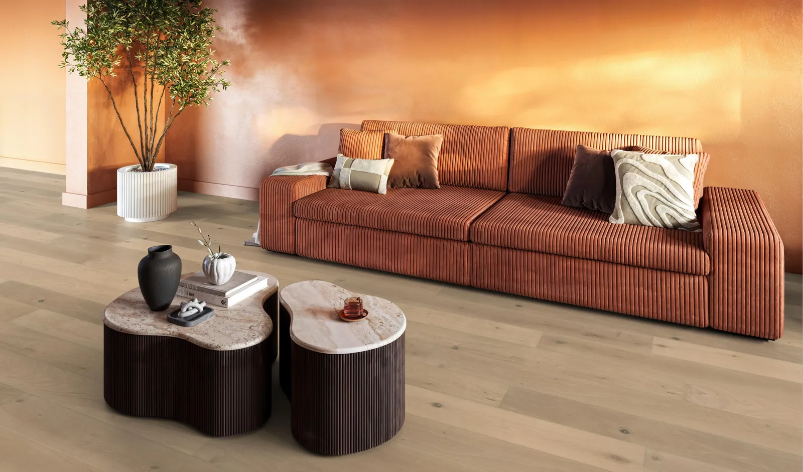 Talvion Forge 19 Rustiek Onbehandeld als sfeerbeeld in het interieur